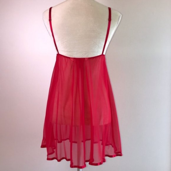 Victoria’s Secret Red Babydoll  - Size Large - Picture 4 of 5